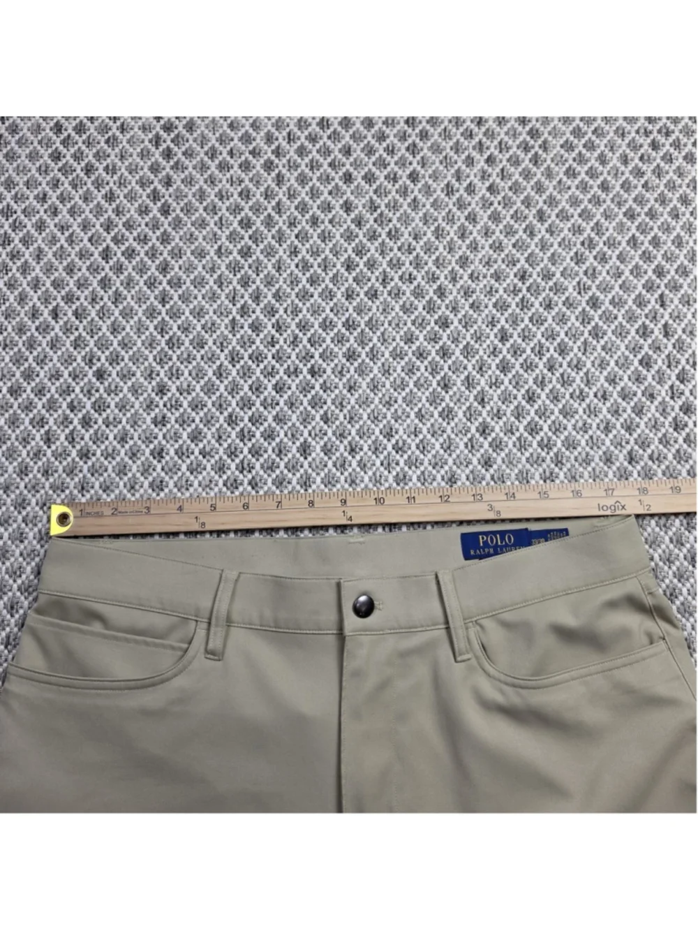 Polo Ralph Lauren Performance Pants Mens 33 Khaki Stretch Golf 5 Pocket